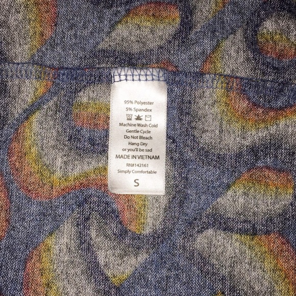 LuLaRoe Linsey Cardigan Kimono Size S - Picture 6 of 6